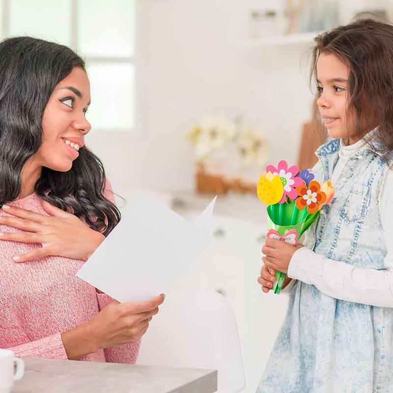12Pcs Flower Bouquet Craft Kit - مراجعة Art And Craft For Mother'S Day وسعره
