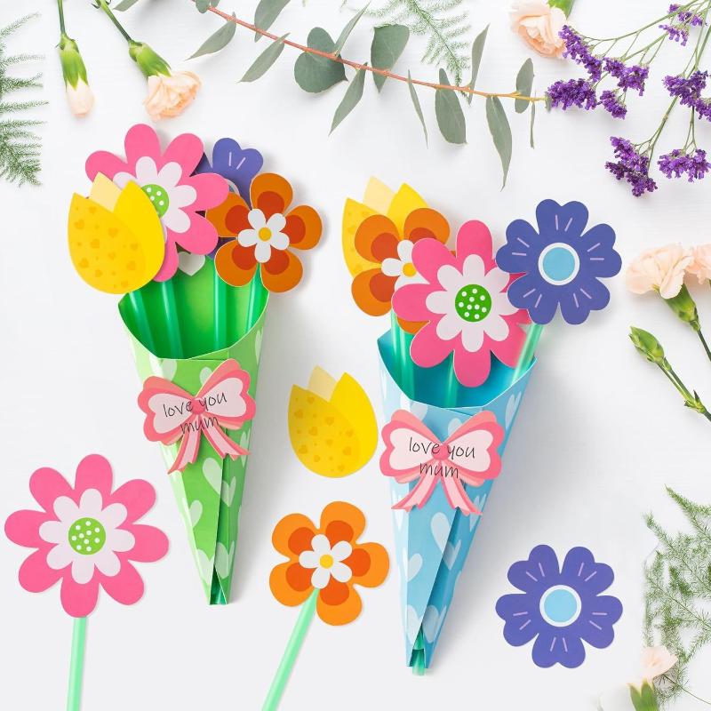 12Pcs Flower Bouquet Craft Kit - مراجعة Art And Craft For Mother'S Day وسعره