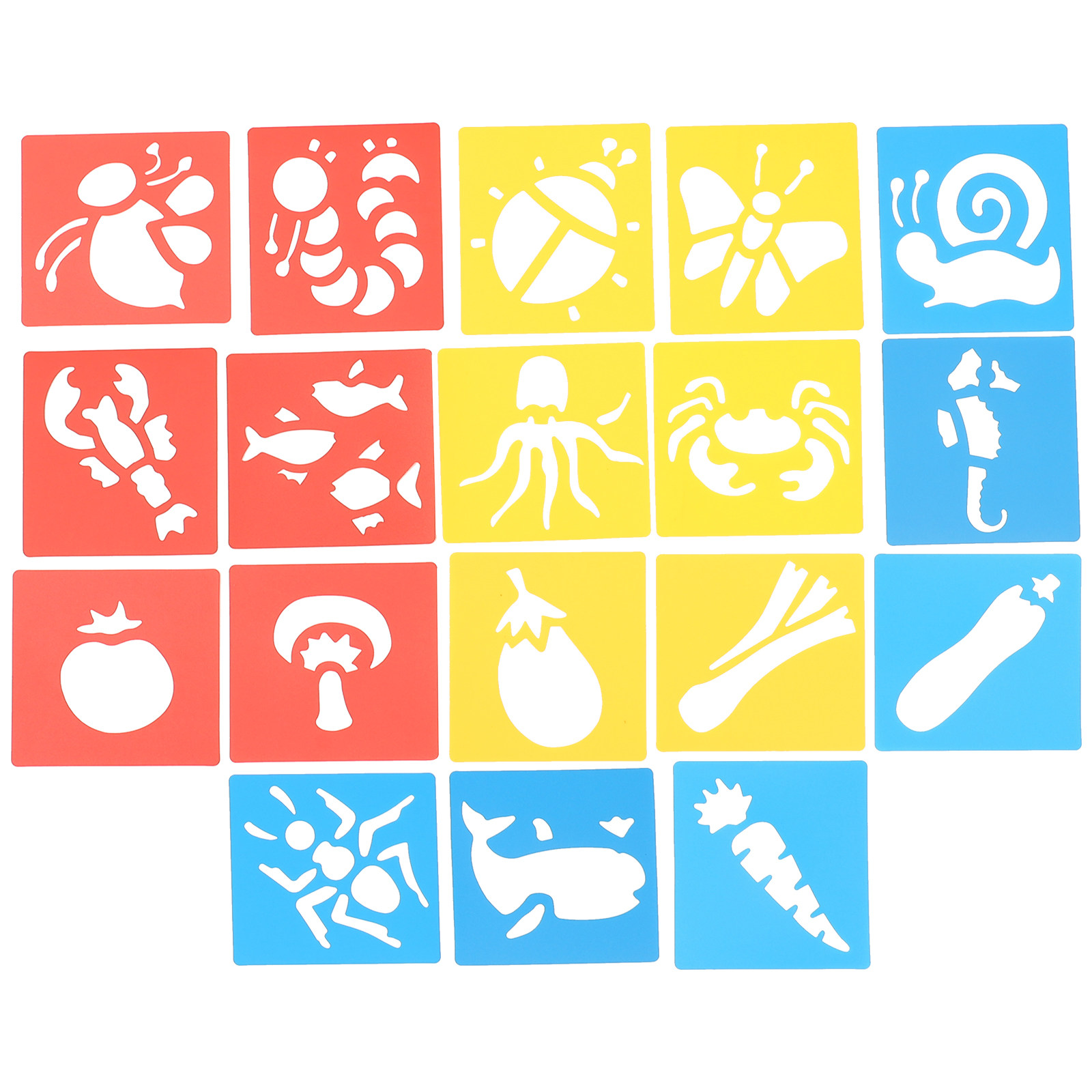 Painting Template 3 Sets Craft - مراجعة Art And Craft Vegetable وسعره
