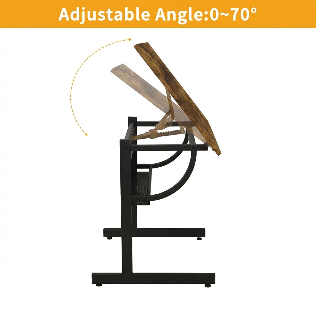 Adjustable Art Desk with Stora - مراجعة Art & Craft Village Pondicherry وسعره