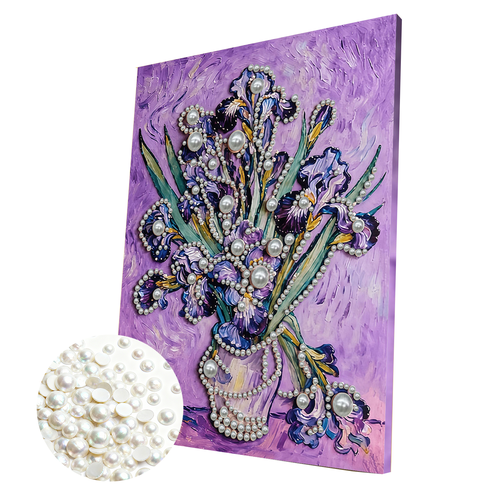 DIY Pearl Diamond Dots Paintin - مراجعة Art Craft Gift Ideas وسعره