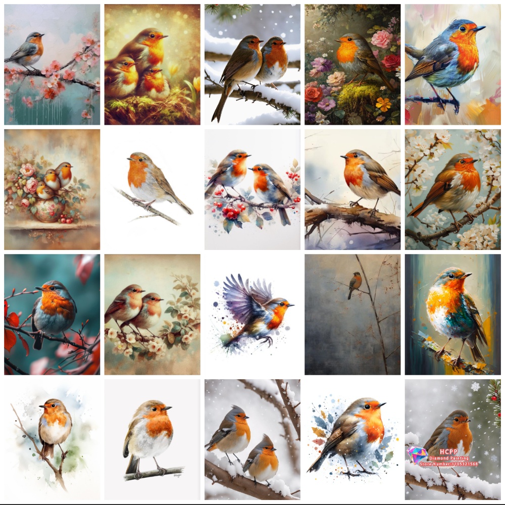 unframe Robin Bird Cute Robin  - مراجعة Craft Art Set وسعره