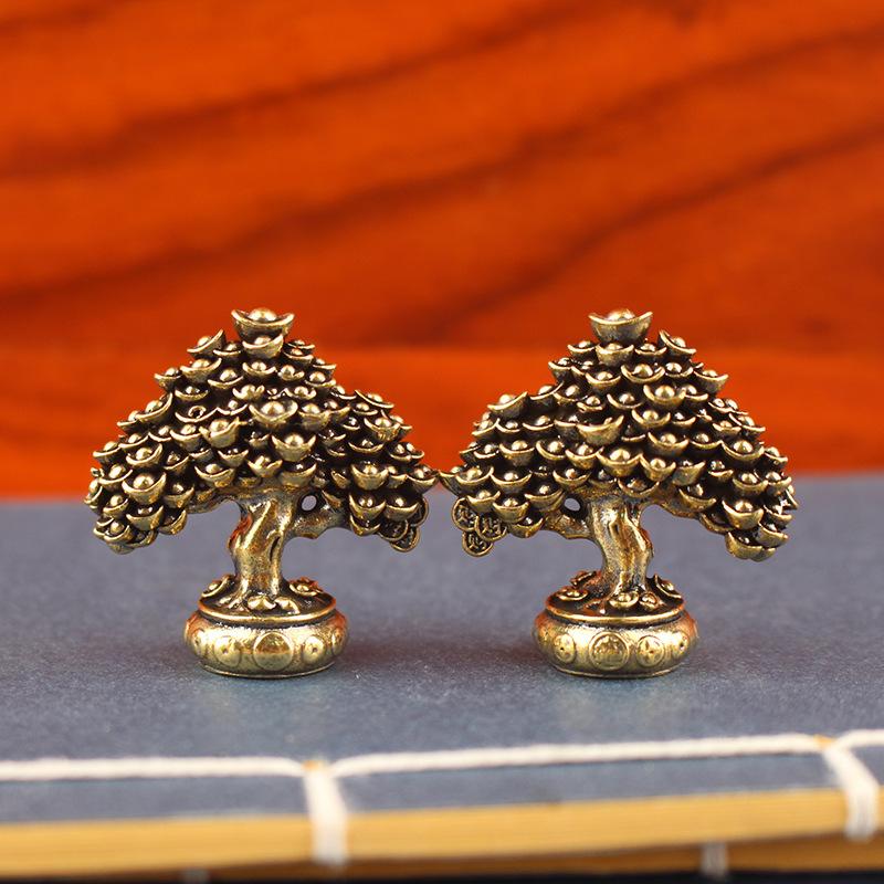 Vintage Brass Ingot Fortune Tr - مراجعة Art Craft Tree وسعره