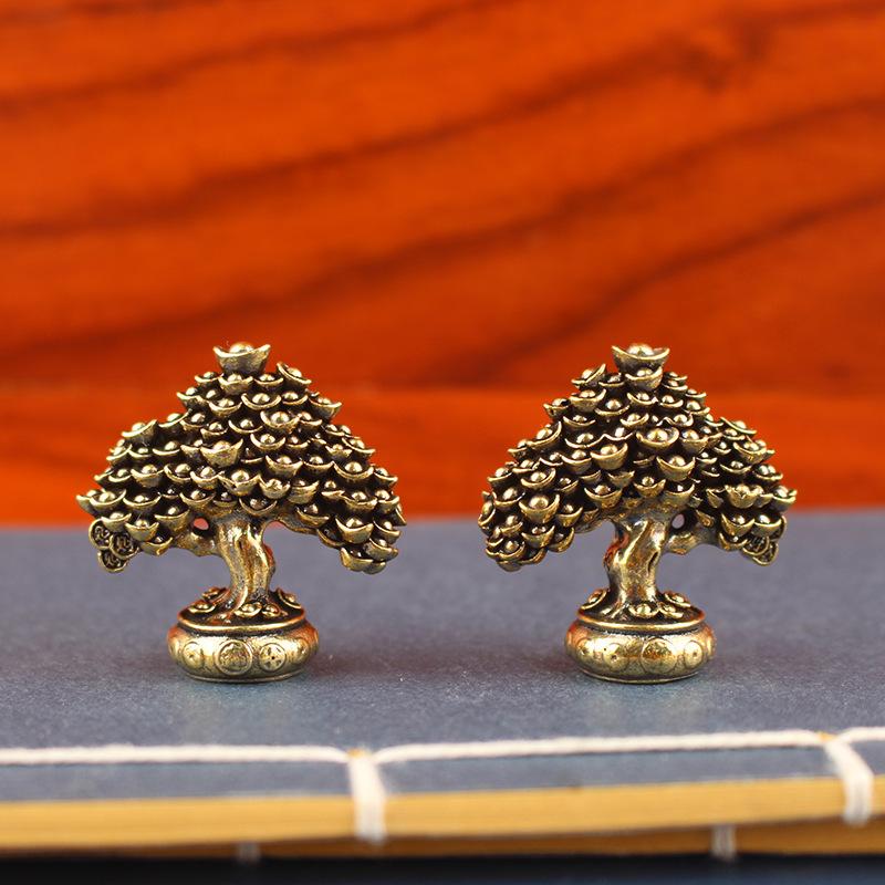 Vintage Brass Ingot Fortune Tr - مراجعة Art Craft Tree وسعره