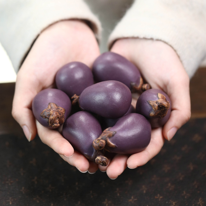Purple Sand Eggplant Tea Pet H - مراجعة Art And Craft Vegetable وسعره