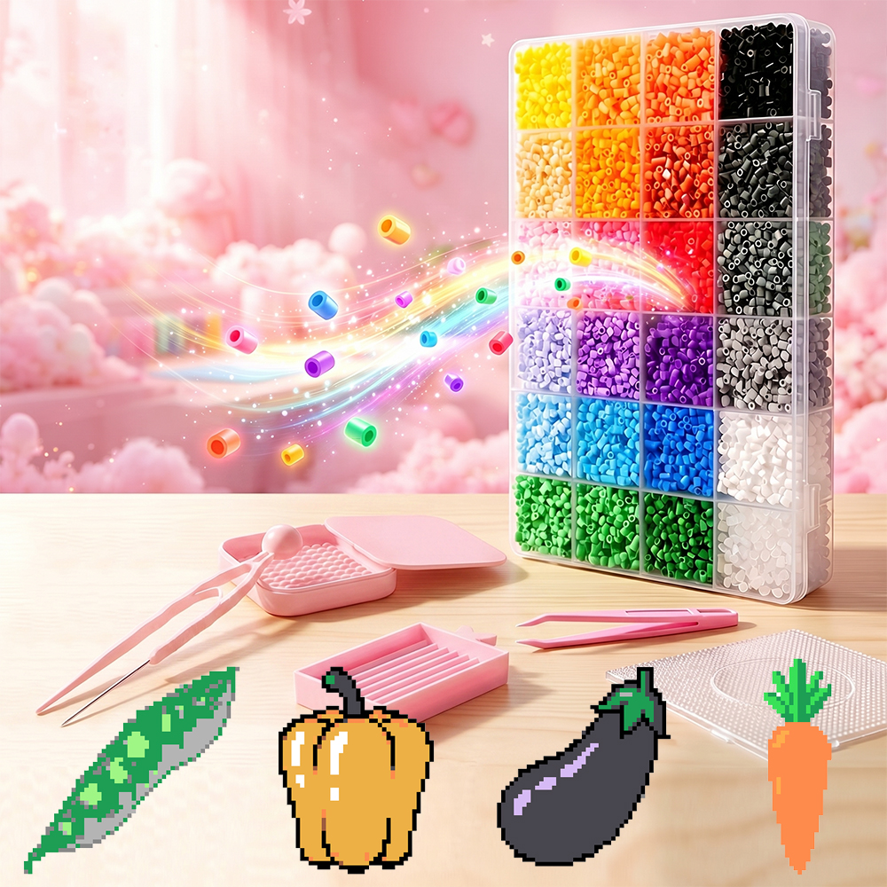 2.6mm 24 Colors Series Perler  - مراجعة Art And Craft Vegetable وسعره