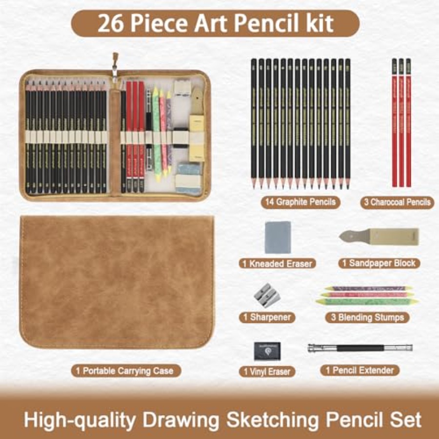 Sketching and Drawing Pencils  - مراجعة Colored Pencil Professional وسعره