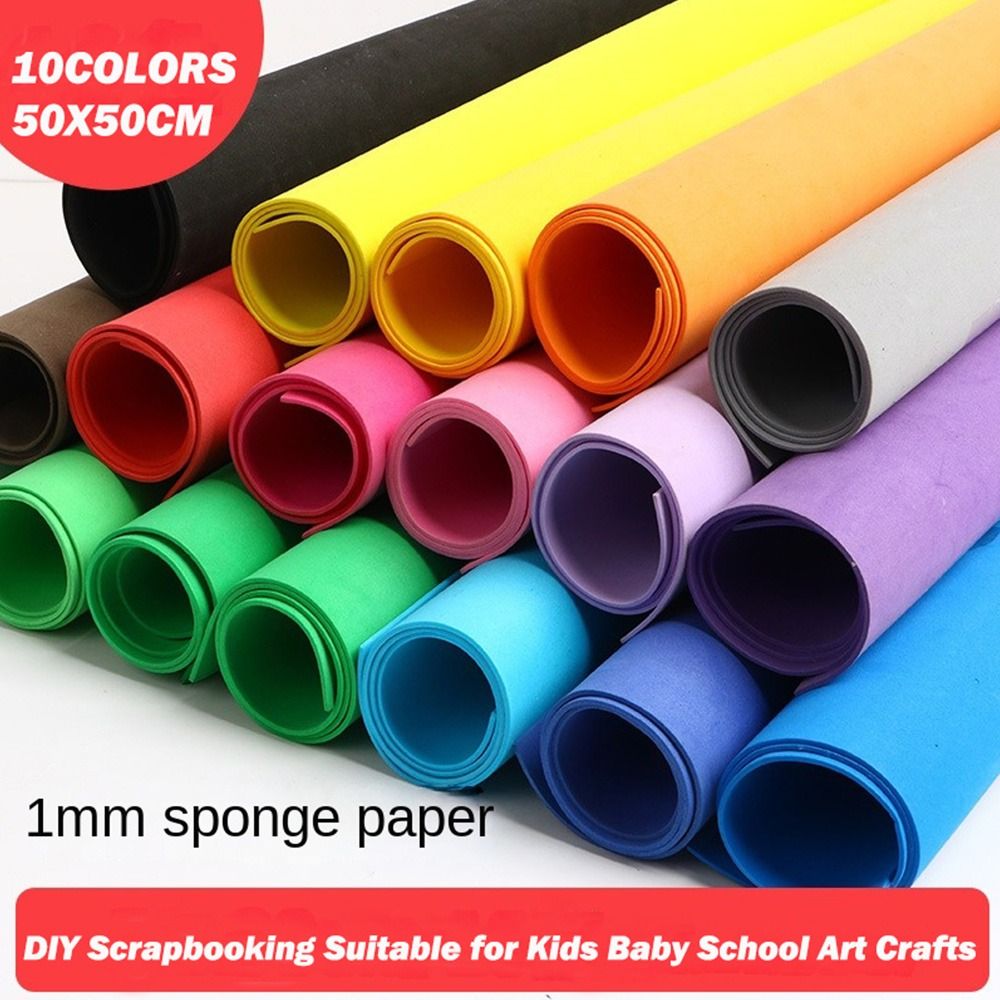 New Colorful Sponge Paper EVA  - مراجعة Art Craft Show وسعره