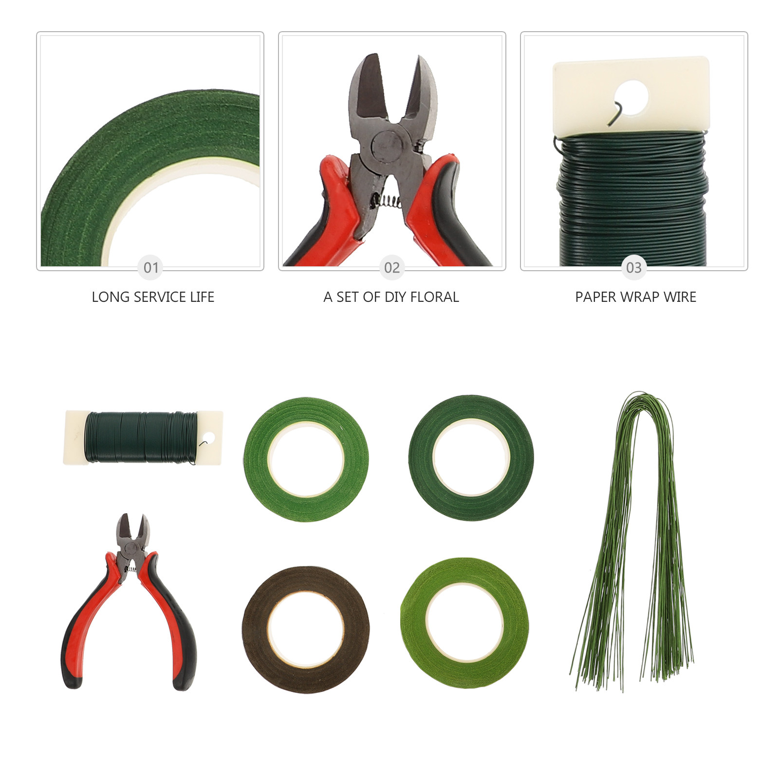 1Set Floral DIY Making Tool Ki - مراجعة Art Craft Tools وسعره