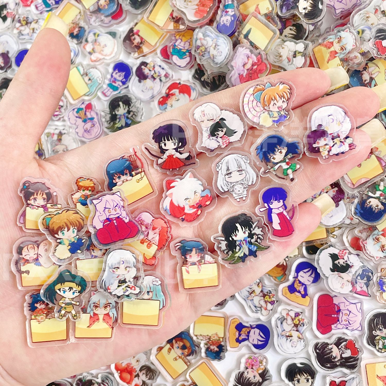 50/100Pcs 1/2cm Mini Inuyasha  - مراجعة Art Craft Market وسعره