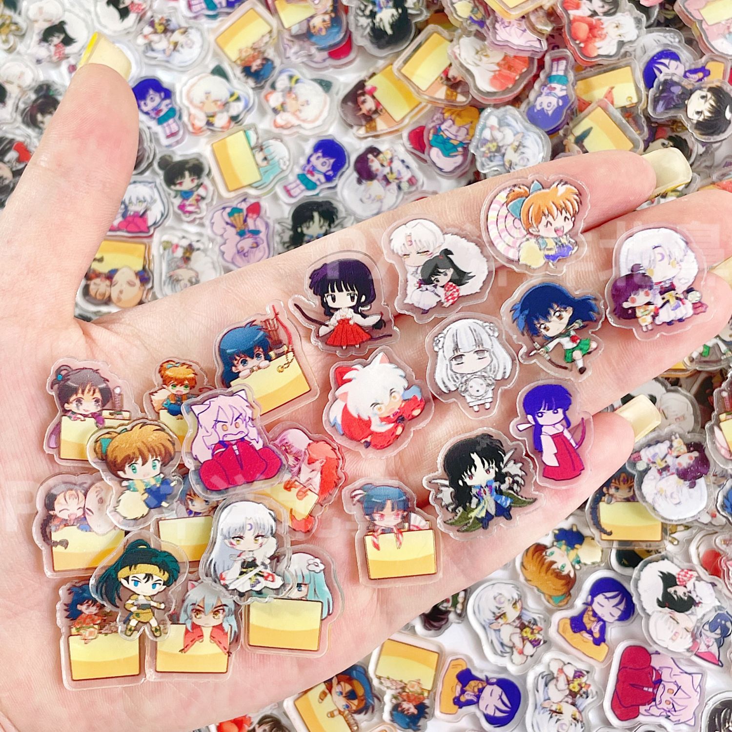 50/100Pcs 1/2cm Mini Inuyasha  - مراجعة Art Craft Market وسعره