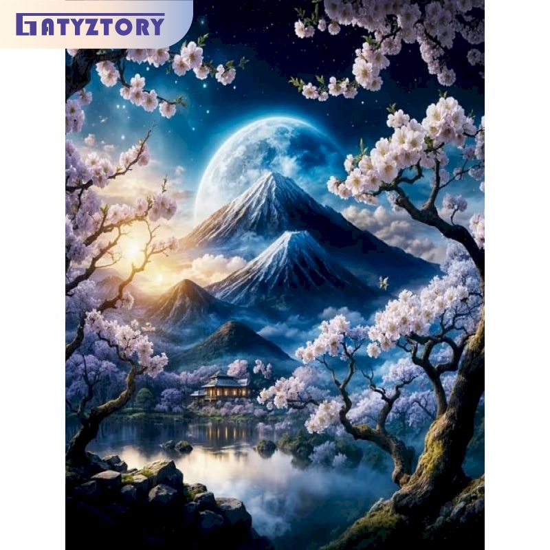 GATYZTORY 5d Diamond Painting  - مراجعة Art Craft Night وسعره
