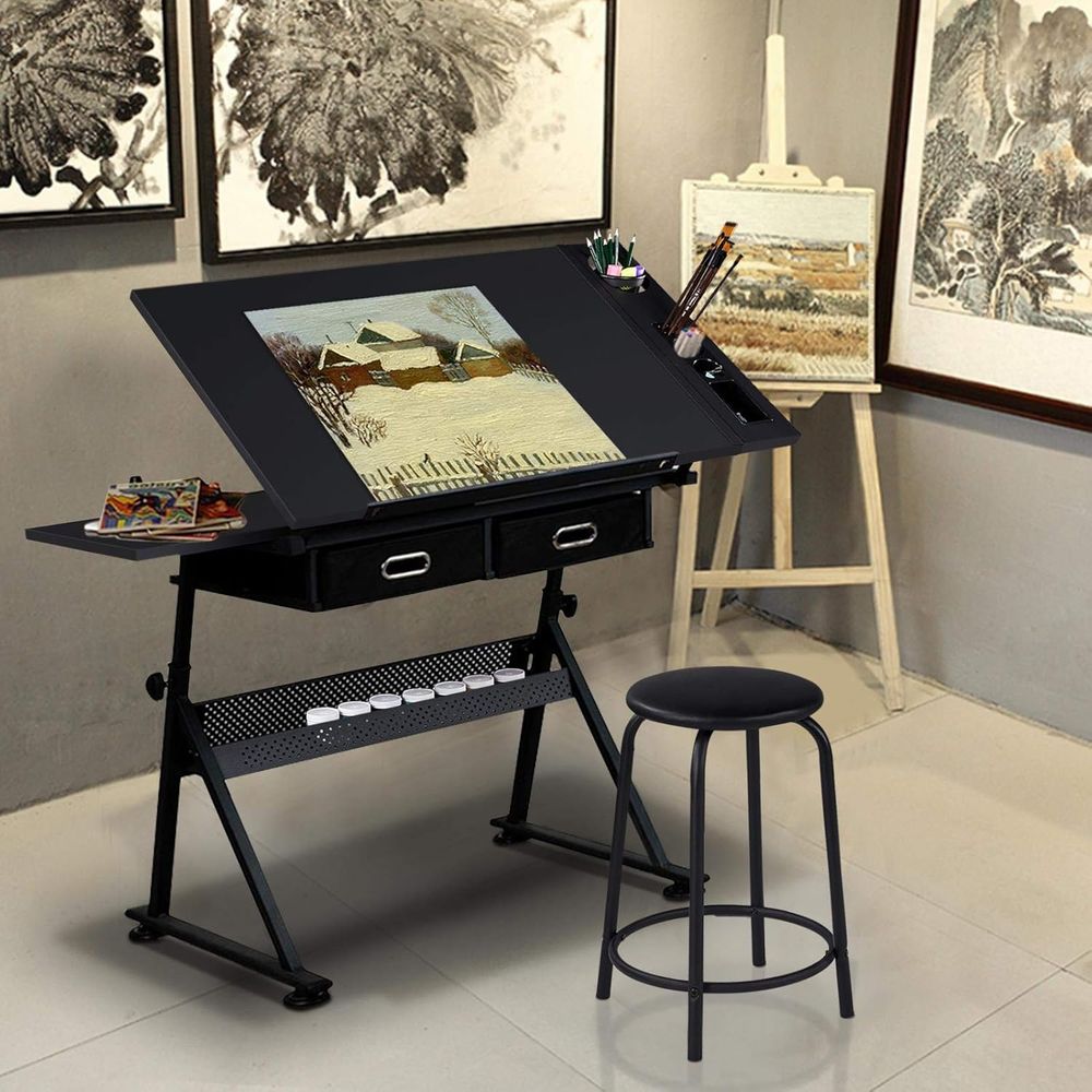 Drafting Table for Artists, He - مراجعة Art & Craft Village Pondicherry وسعره