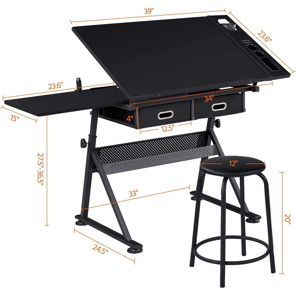 Drafting Table for Artists, He - مراجعة Art & Craft Village Pondicherry وسعره