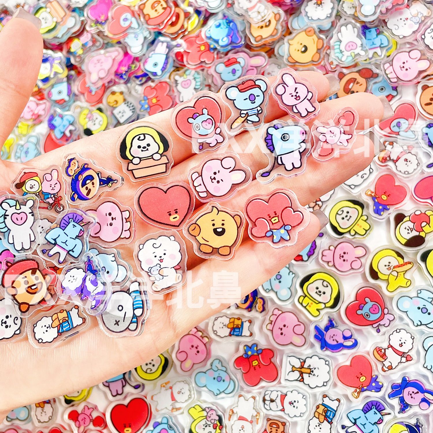 100pcs BT21 BTS single-layer 2 - مراجعة Art Craft Market وسعره