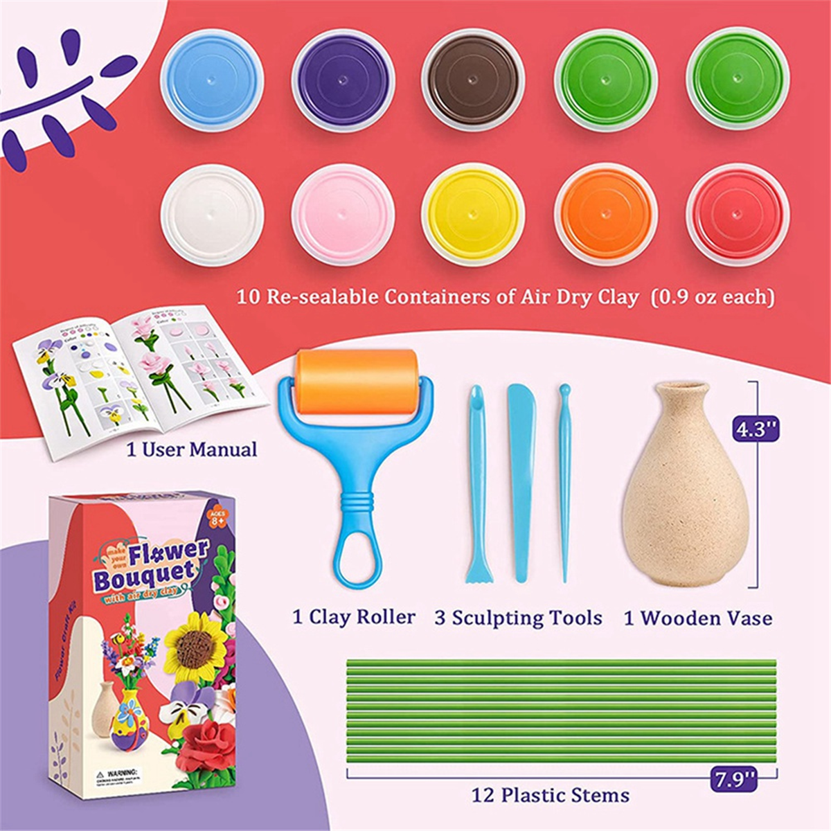 CYL-Flower Craft Kit for Kid C - مراجعة Art And Craft For Mother'S Day وسعره
