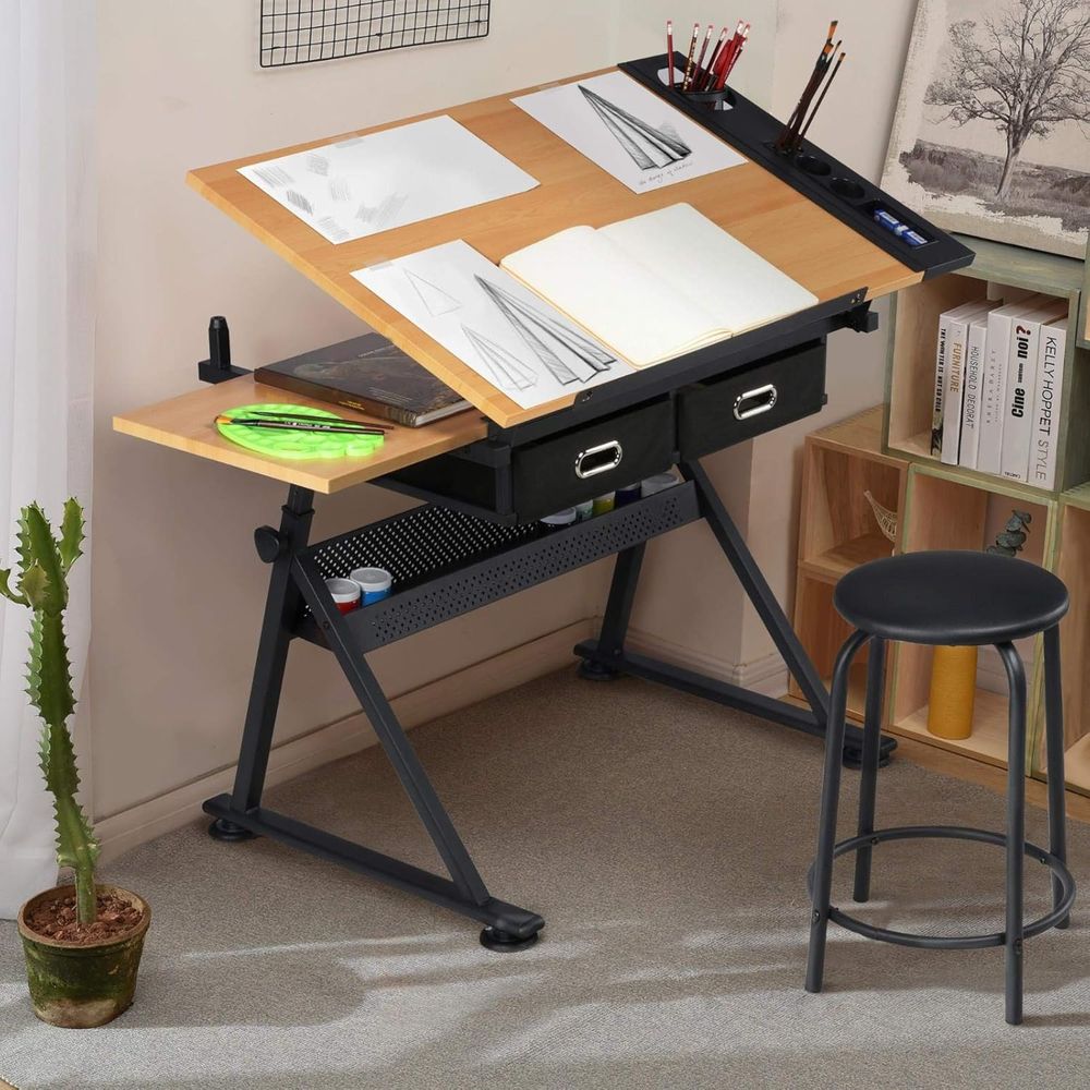 Height Adjustable Drating Tabl - مراجعة Art & Craft Village Pondicherry وسعره