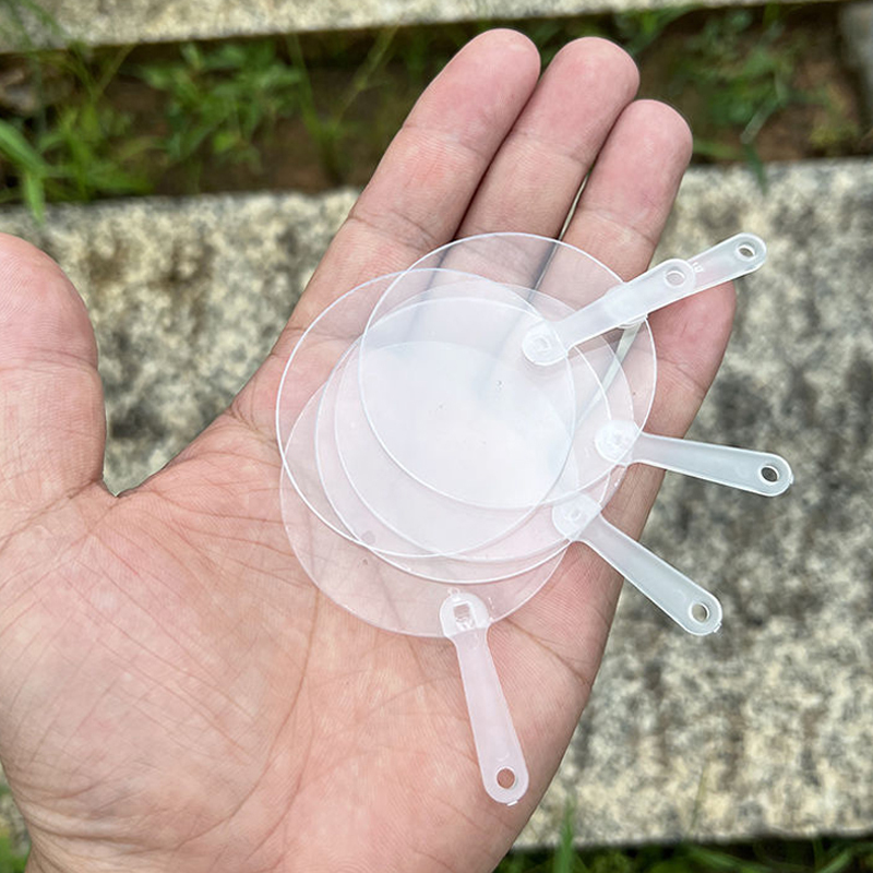 50Pcs 5cm Mini DIY Blank Fan T - مراجعة Art Craft Gift Ideas وسعره