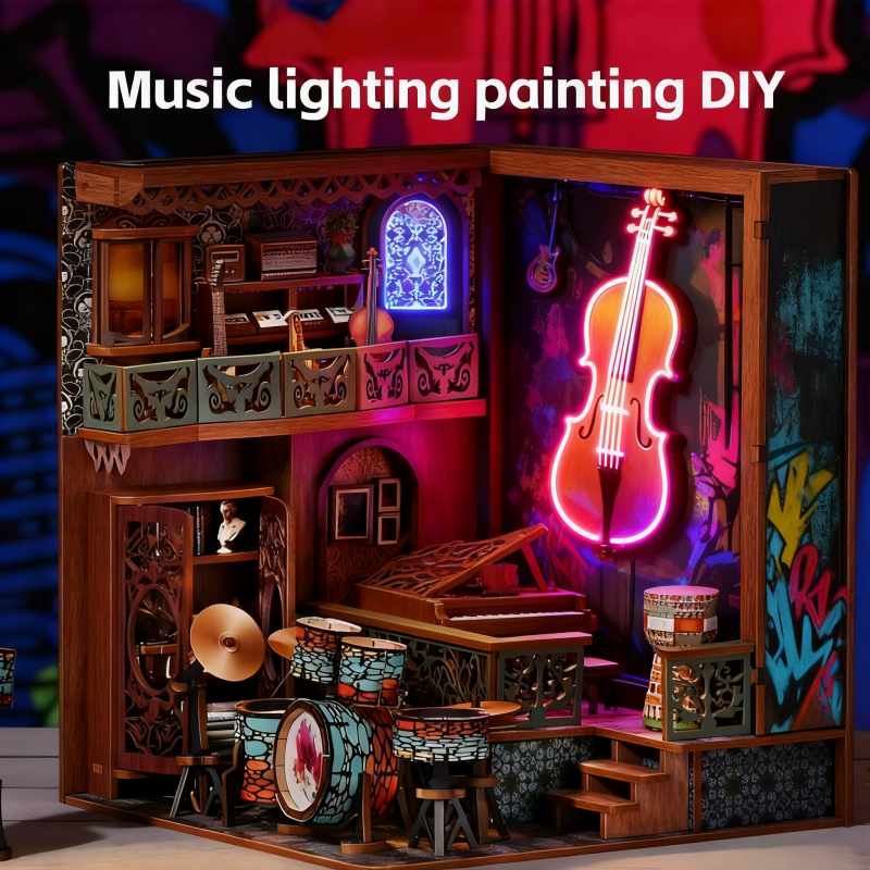 Musical Notes Light Box DIY, 3 - مراجعة Art Craft Night وسعره