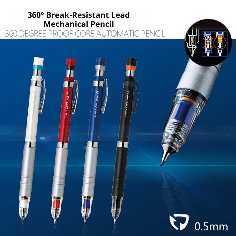 Japanese ZEBRA DelGuard MA86 M - مراجعة Colored Pencil Professional وسعره