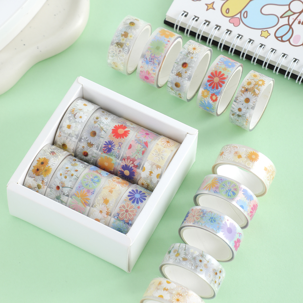 10 Rolls Daisy PET Masking Tap - مراجعة Craft Art Set وسعره