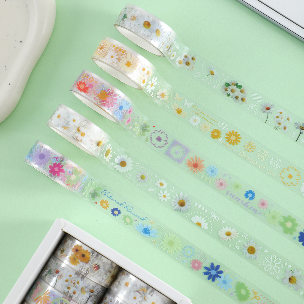 10 Rolls Daisy PET Masking Tap - مراجعة Craft Art Set وسعره