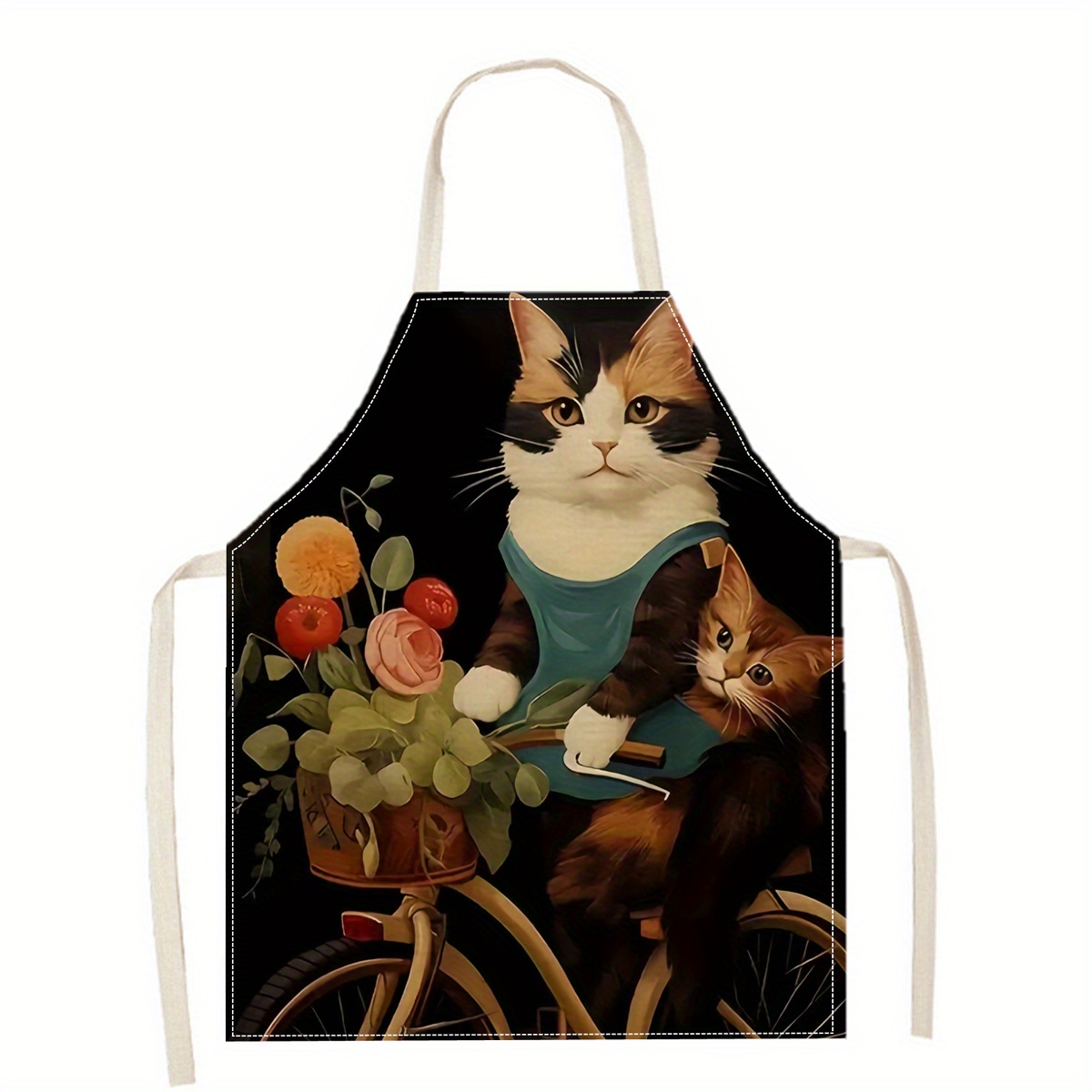 Linen Apron Funny Cat Sunglass - مراجعة Art Craft Gift Ideas وسعره
