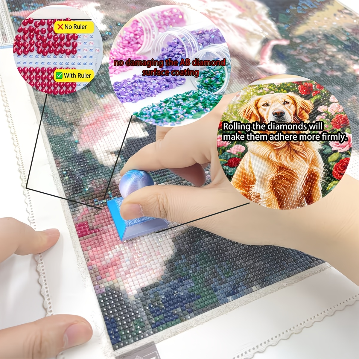 3D Printed Diamond Painting Ro - مراجعة Art Craft Tools وسعره