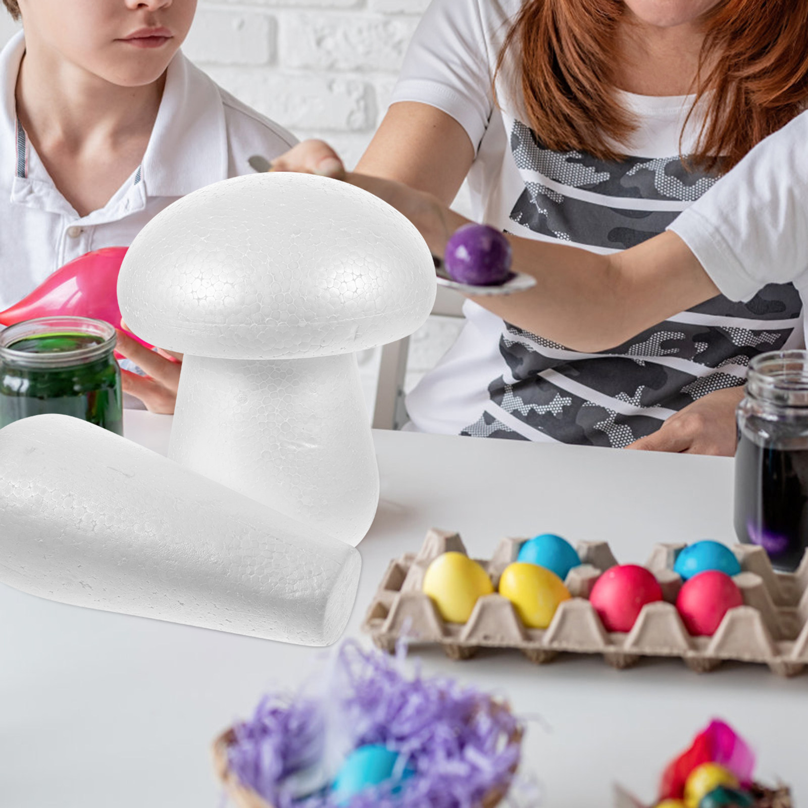 2Pcs Vegetable-Shaped DIY Foam - مراجعة Art And Craft Vegetable وسعره