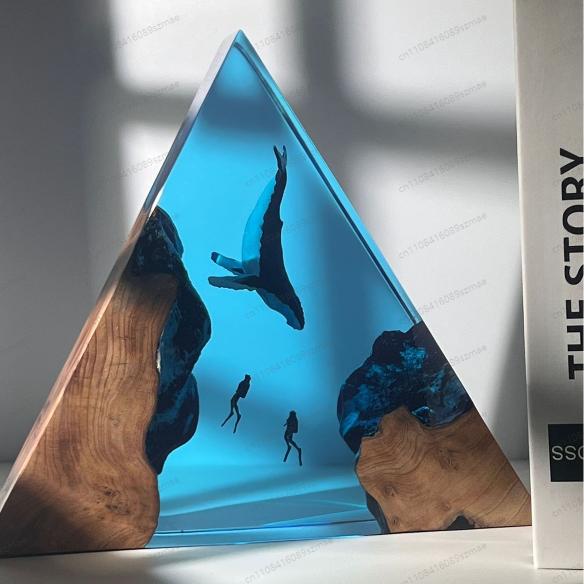 Diver Desktop Ornament Ocean A - مراجعة Art Craft Night وسعره