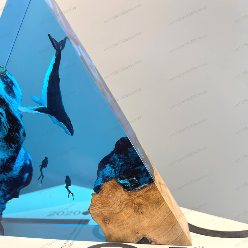 Diver Desktop Ornament Ocean A - مراجعة Art Craft Night وسعره
