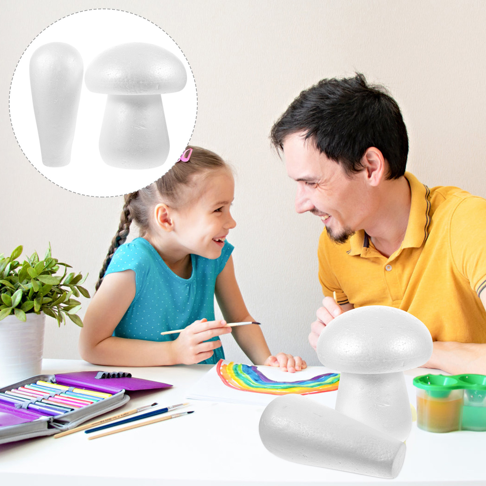 2Pcs DIY Foam Vegetable Shape  - مراجعة Art And Craft Vegetable وسعره