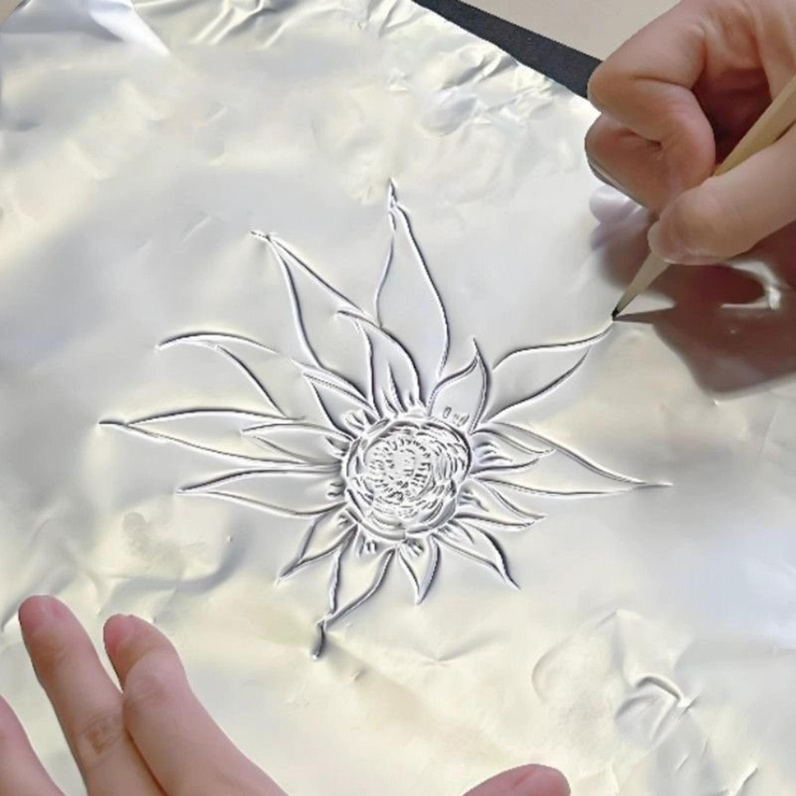 Foil Paper For Crafts 100 Piec - مراجعة Art Craft Tools وسعره
