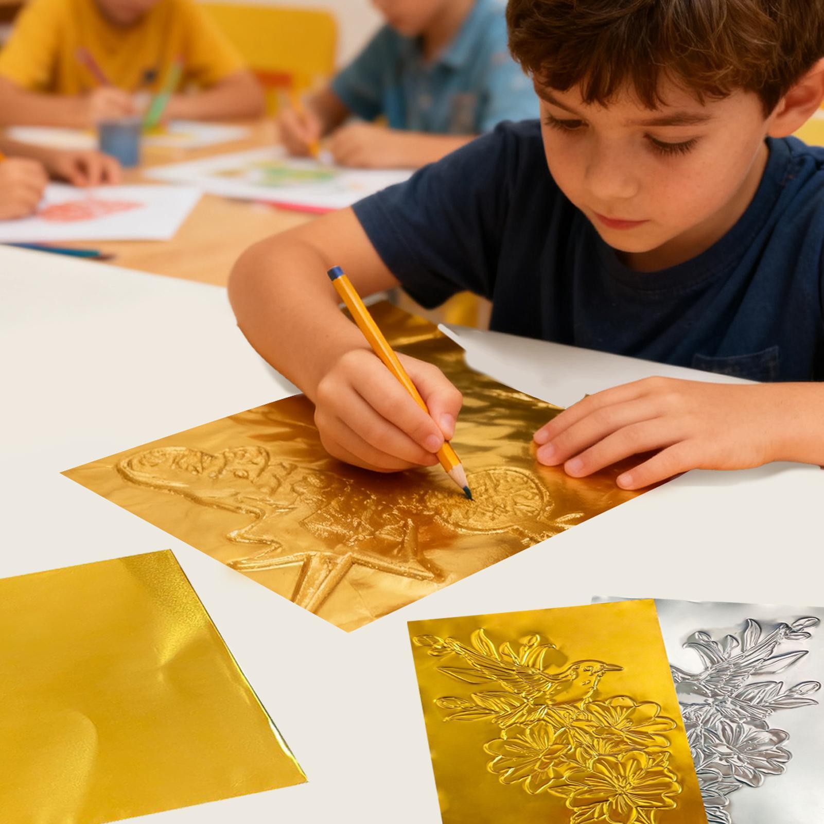 Foil Paper For Crafts 100 Piec - مراجعة Art Craft Tools وسعره