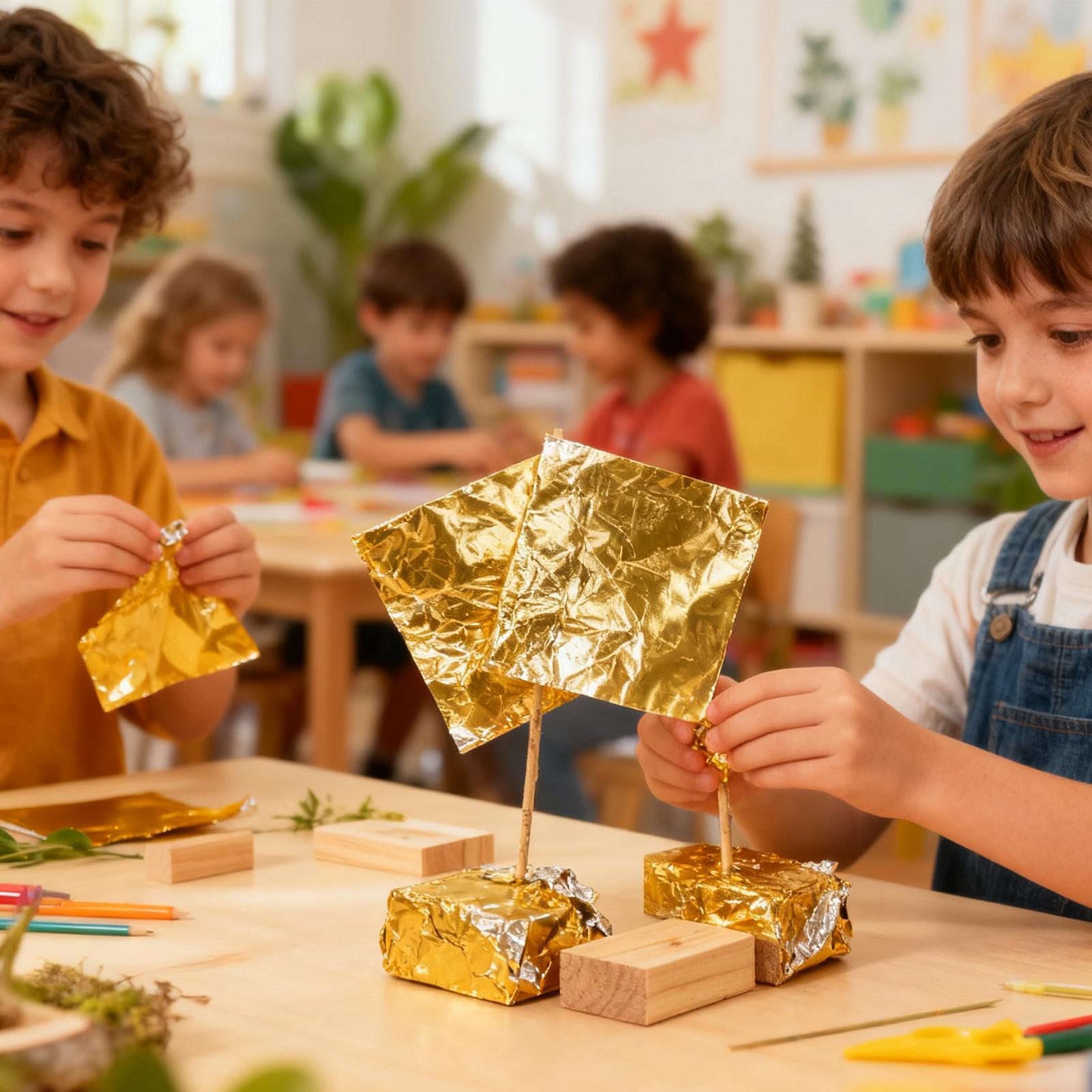 Foil Paper For Crafts 100 Piec - مراجعة Art Craft Tools وسعره