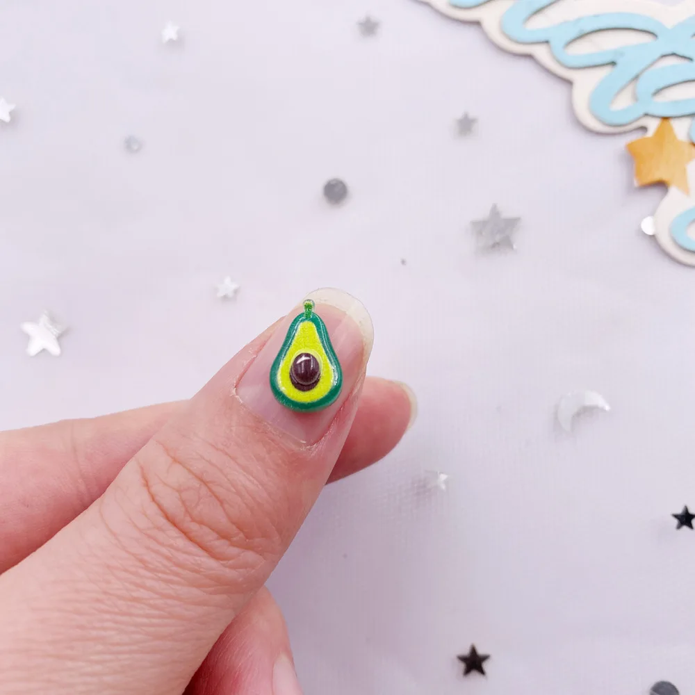50PCS Resin Cute Mini Colorful - مراجعة Art And Craft Vegetable وسعره