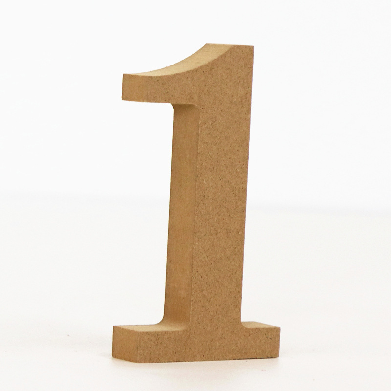 1pc 10cm Wood Color Numbers 0- - مراجعة Art And Craft Numbers وسعره