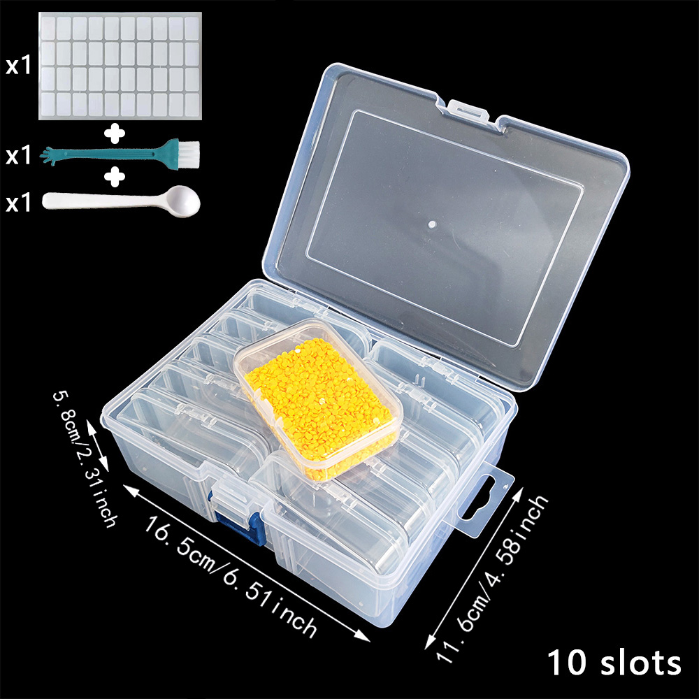 Plastic Diamond Painting Stora - مراجعة Art Craft Organizer وسعره