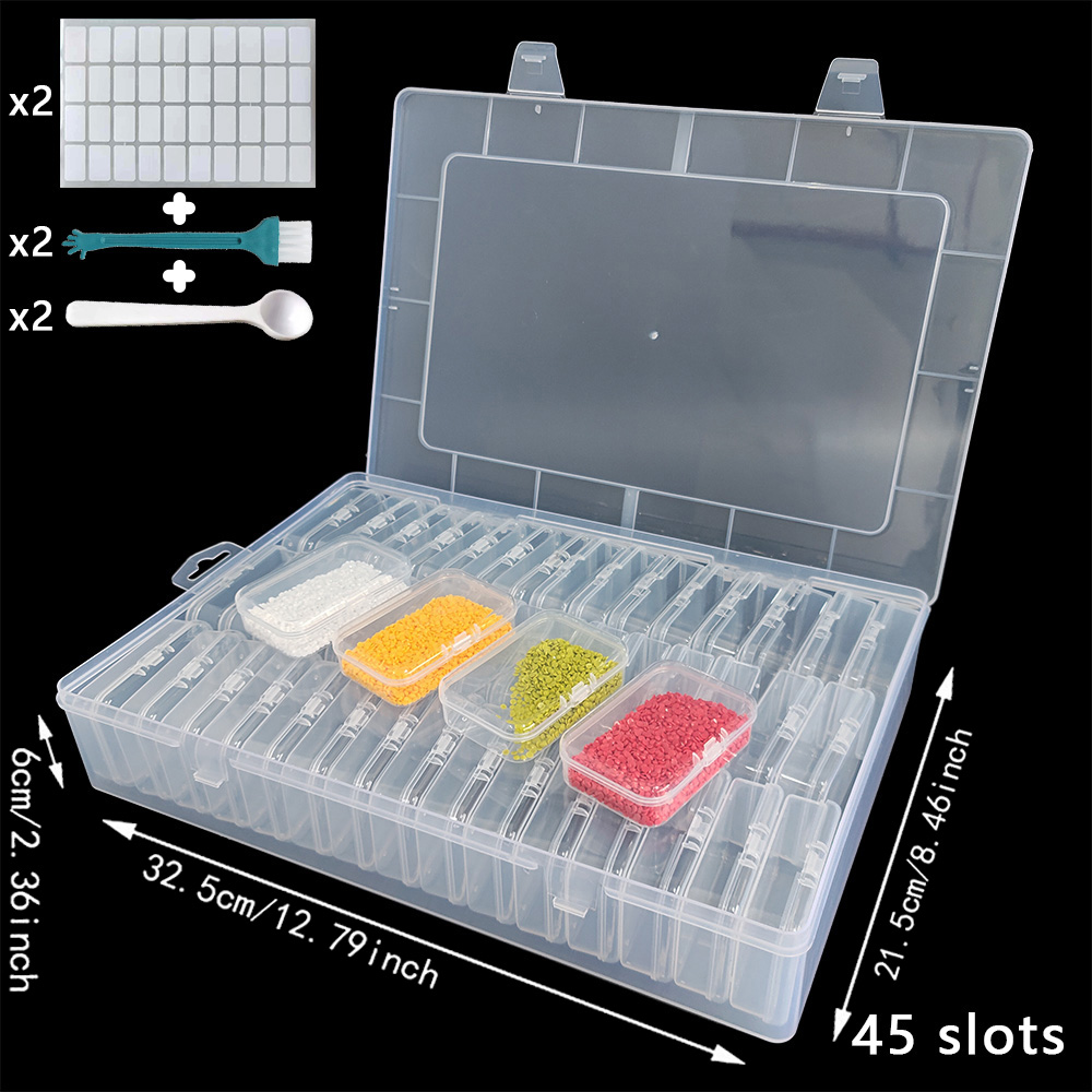 Plastic Diamond Painting Stora - مراجعة Art Craft Organizer وسعره